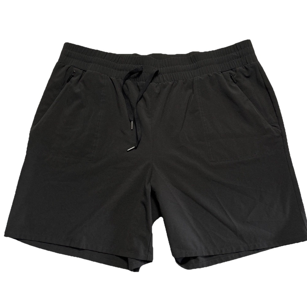 Chico's Zenergy Chic360 Pull on Stretch Shorts Sz 18 (3.5) 7" Ins Zip pockets EC